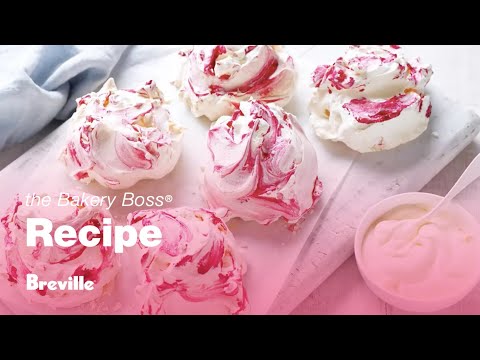 The Bakery Boss® | How to make perfectly pink marble meringues | Breville AU