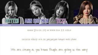 Yezi [FIESTAR] (예지) - Sse Sse Sse (쎄쎄쎄) (ft. Gilme, Ahn Soo Min, & KittiB) [Color Coded/Eng/Han/Rom]