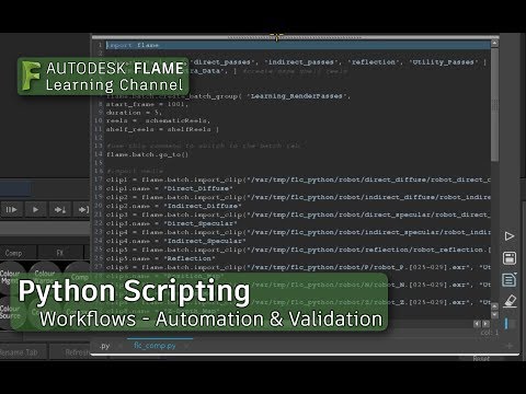 Working With Python Scripting Flame 2018 2 Update