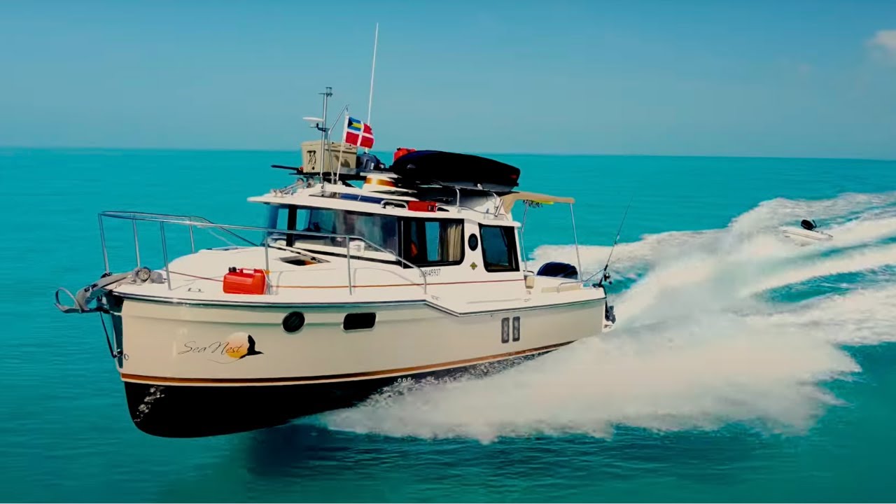 Walkthrough of Our New Ranger Tug R25 - EXTERIOR- Cruising in the Bahamas