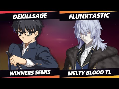 Glitch Infinite Winners Semis - dekillsage (Shiki) Vs. Flunktastic (Vlov) Melty Blood: Type Lumina