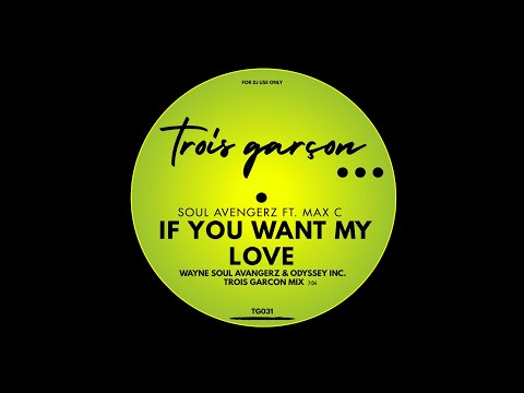 Soul Avengerz  - If You Want My Love (Wayne Soul Avengerz & Odyssey Inc  Trois Garcon Mix)