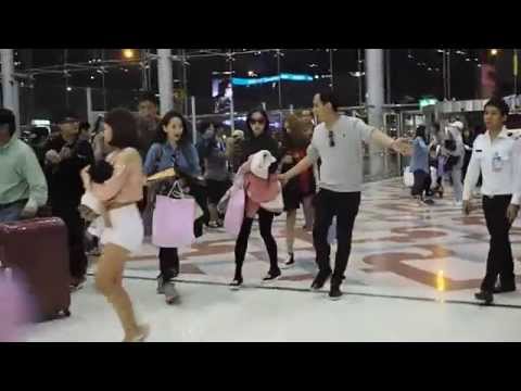 151101 Wonder Girls at Suvarnabhumi Airport - 1 #WonderGirlsFanPartyInBkk