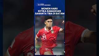 Tangis Haru Ramadhan Sananta Peluk Ibu saat Tiba di Batam Hingga Disambut Meriah Warga Batam