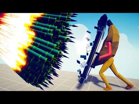 GIANT BRACHIOSAURUS vs MY GODDLE TEAM - Totally Accurate Battle Simulator TABS