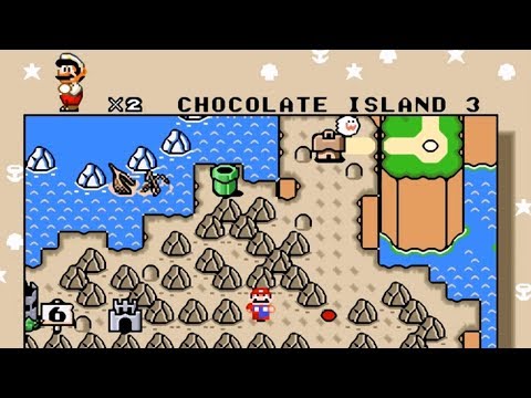 Chocolate Island 3 | Secret Exit & Dragon Coins | Super Mario World