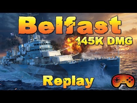 Belfast 145k DMG Replay - Best of Kradojaner #19 - World of Warships - Gameplay - Deutsch