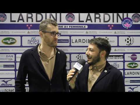 19a Giornata: Lardini Filottrano - Saugella Monza 0-3. Coach Filippo Schiavo