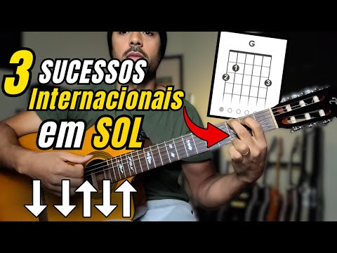 3 Músicas Fáceis Internacionais em G (Sol Maior) Simplificadas e Sem Pestana No Violão