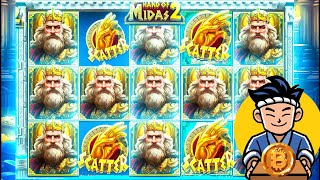 これまでで最大の勝利 【Hand of Midas 2】【Pragmatic】オンラインカジノ