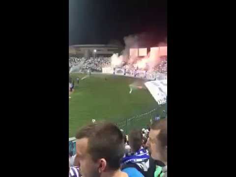 Tirona Fanatics Fantastic Pyro-Show vs Partizani