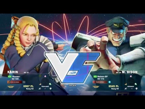 Keoma ( Karin ) VS Raizen-SP ( M.Bison ) HD 1080p - Street Fighter 5