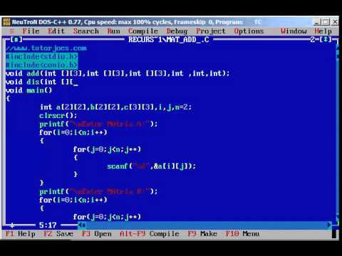 Basic Program In C In Tamil