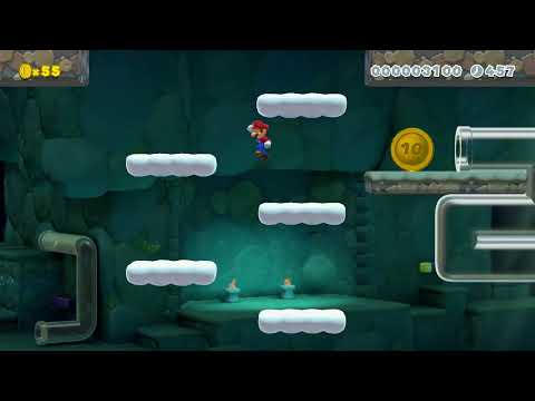 Super Mario 3D World-World 1-2 by TinoSMM 🍄Super Mario Maker 2 ✹Switch✹ #bxk