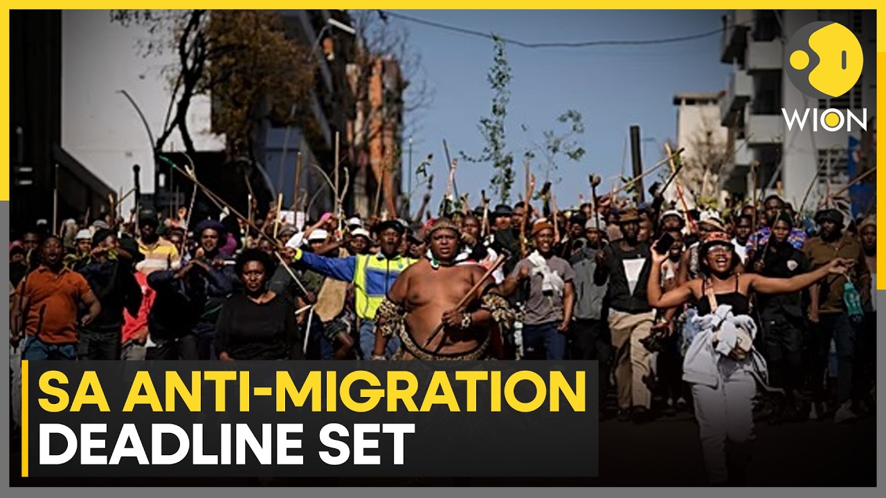 South Africa: Anti-Migration Group Deadline Sparks Clash With Govt | WION