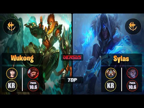 Sword WUKONG (Top) [Conqueror] VS SYLAS - Challenger KR Patch 10.6