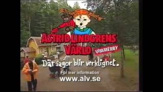 Astrid Lindgrens Värld reklame/reklam, ca  2000