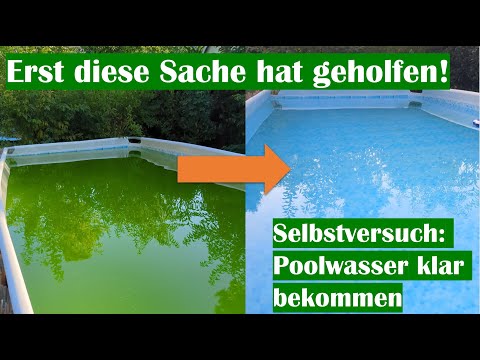 Clearing green pool water - Chlorine and algaecide WITHOUT EFFECT according to instructions - THA...