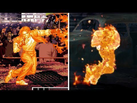 Evolution of Kyo Kusanagi's Mushiki