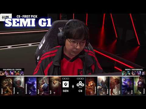 SEN vs C9 - Game 1 | Semi Final LCS 2026 Lock-In S16 Playoffs | Sentinels vs Cloud 9 G1 Full Game