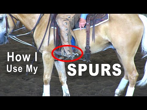 How I Use My SPURS - Horse Training For Reining Horses, Cutting Horses And Performance Horses