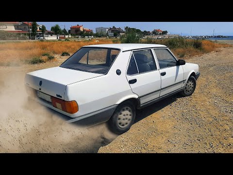 BABAMIN ARABASINI EVİN ÖNÜNDEN KAÇIRDIM VE SAHİLE GİRDİM !! YANLADIM EL FRENİ ÇEKTİM - TOFAŞ ŞAHİN