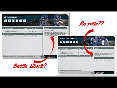 MOAR DATASHEETZ PLZ!! Ballistus Dreadnought and Infernus Squad Review!