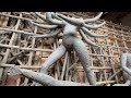 DURGA PUJA PREPARATION 2024 OFFICIAL VIDEO SCULPTOR PRADIP RUDRAPAL PRP STUDIO