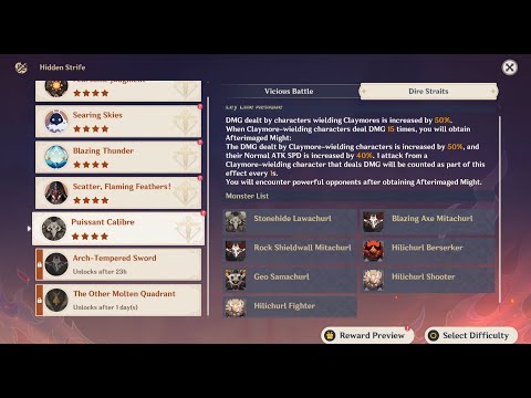 Hidden Strife: Day 5 Challenges - Puissant Calibre [Genshin Impact][2.8 Event]