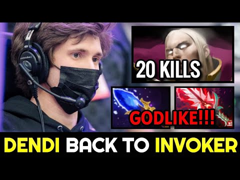 DENDI back to his OLD Signature Hero — Exort Invoker
