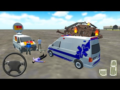 Roof Jumping Emergency Ambulance Simulator - Android Gameplay