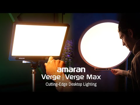 Introducing the amaran Verge & Verge Max | Cutting-Edge Desktop Lighting