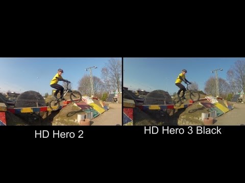 GoPro HD Hero 2 vs. GoPro HD Hero 3 Black Edition, side-by-side