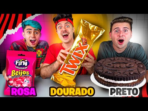 QUEM FIZER A MELHOR COMIDA GIGANTE DA SUA COR, VENCE!