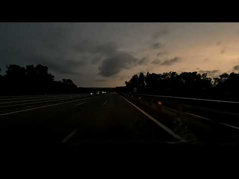 Rainy evening from Figueras to Sant Julià de Ramis, Girona N-2 and AP-7