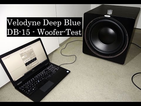 Velodyne Deep Blue DB 15   Woofer Test