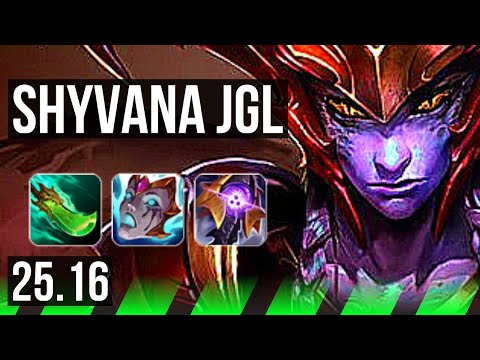 SHYVANA vs KINDRED (JGL) | EUNE Grandmaster | 25.16