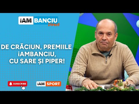 iAM Banciu SPECIAL | De Crăciun, premiile iAM Banciu, cu sare și piper