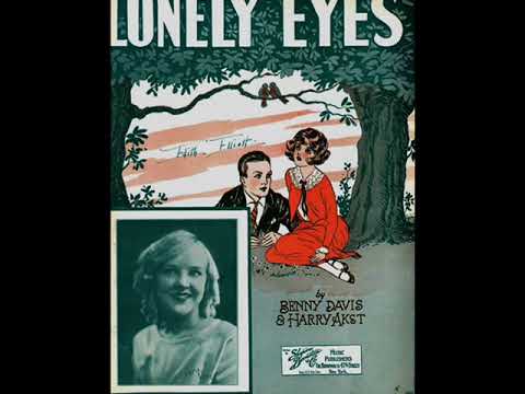 Roaring Twenties: Willie Creager's Dance Orchestra - Lonely Eyes, 1926