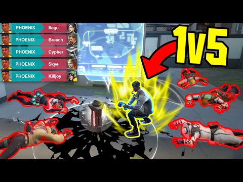 18 MINUTES OF SATISFYING 1v5 COMEBACKS - VALORANT