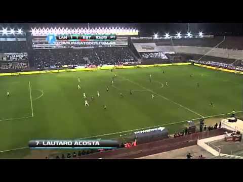 Gol de Acosta  Lanús 1.Estudiantes 1.Fecha 3  Torneo Inicial 2013