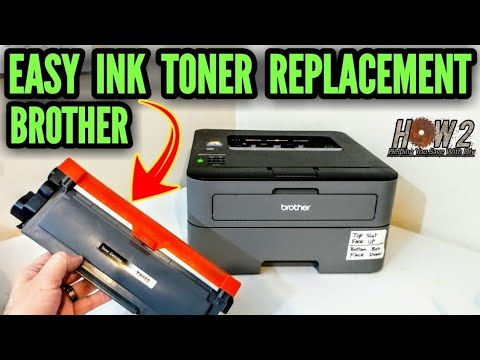 How To Replace Ink Cartridges Brother Printers! Ink Toner Installation Brother Printer TN660 TN630