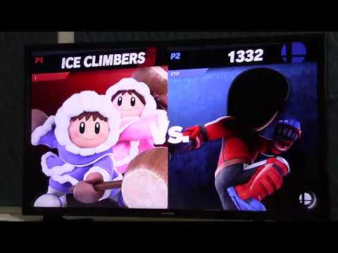 Infest (Ice Climbers) vs. FireThePyro (Mii Brawler) - Losers Round 3 - Games Unlimited 8
