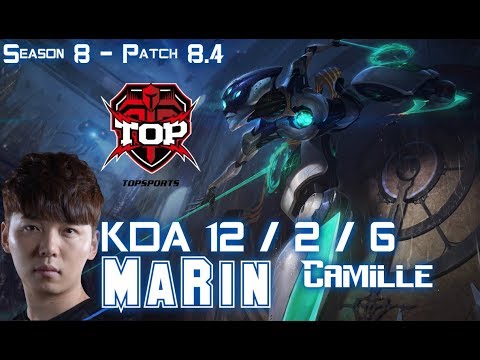 TOP MaRin CAMILLE vs GANGPLANK Top - Patch 8.4 KR Ranked