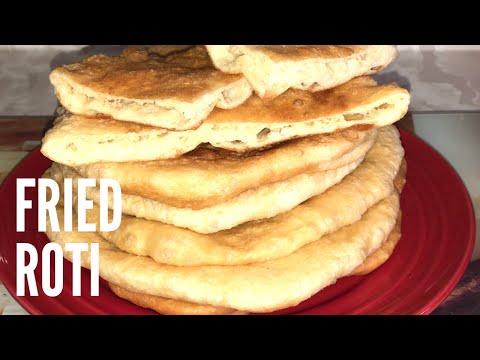 FRIED ROTI RECIPE | HOW TO MAKE PAN FRIED ROTI IN MINUTES