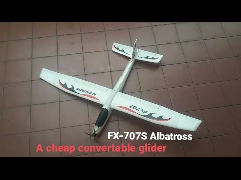 FX-707 S Albatross glider (motor conversion) short review and flight