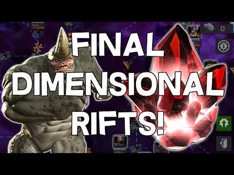 Final Dimensional Rifts! - 2x Heroic (T3) and 1x Master (T4) - Marvel Contest Of Champions