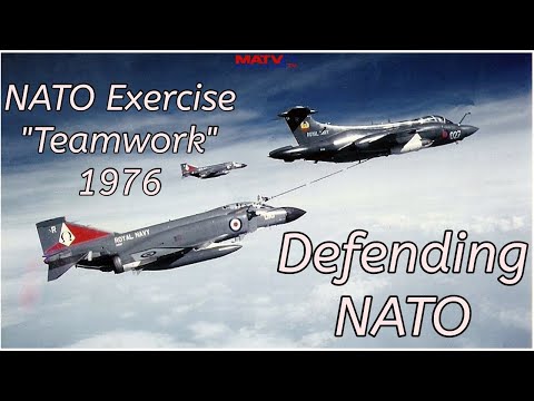 Exercise Teamwork 1976 : Defending NATO. #nato #arkroyal #f4phantom #usa