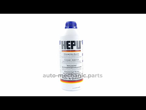 Антифриз HEPU синий (концентрат) G11 - 1.5L - Audi/VW G11 - TL 774A; Audi/VW G 011 A8C A1; MB 325.0/325.2 - фото 1 - id-p2686766046