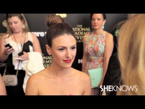 Elizabeth Hendrickson on the Daytime Emmy Red Carpet - SheKnows Goes to the Shows